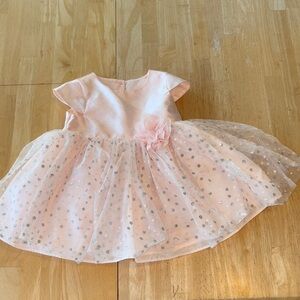 Marmellata Pink Flutter Sleeve A-Line Sundress